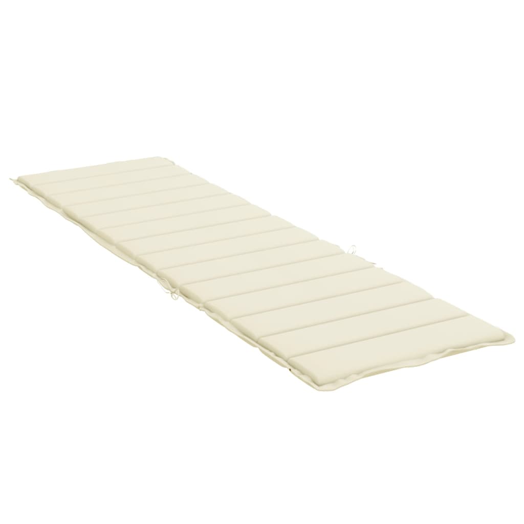 Cuscino per Lettino Crema 200x70x3 cm in Tessuto Oxford | homemem39