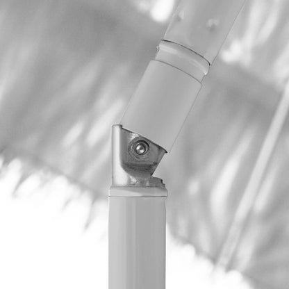Ombrellone da Spiaggia Hawaii Bianco 180 cm | homemem39