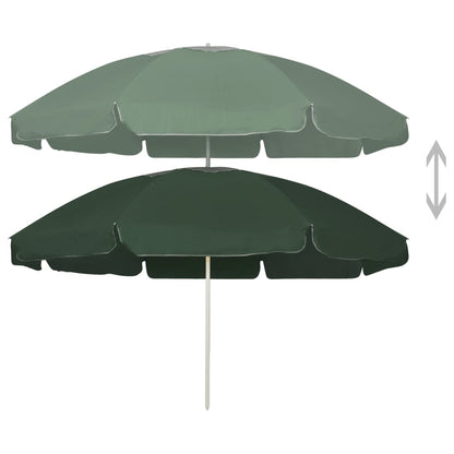 Ombrellone da Spiaggia Verde 240 cm | homemem39