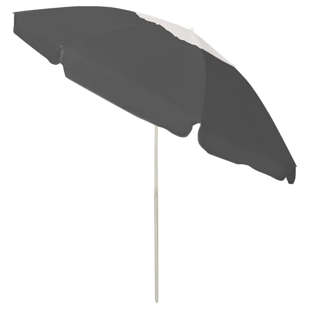 Ombrellone da Spiaggia Antracite 240 cm | homemem39
