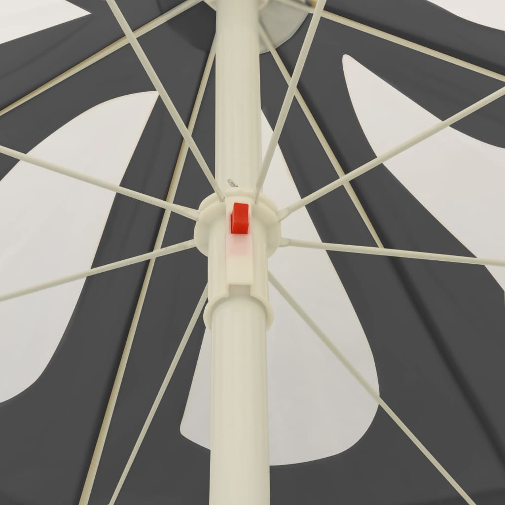 Ombrellone da Spiaggia Antracite 240 cm | homemem39