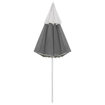 Ombrellone da Spiaggia Antracite 240 cm