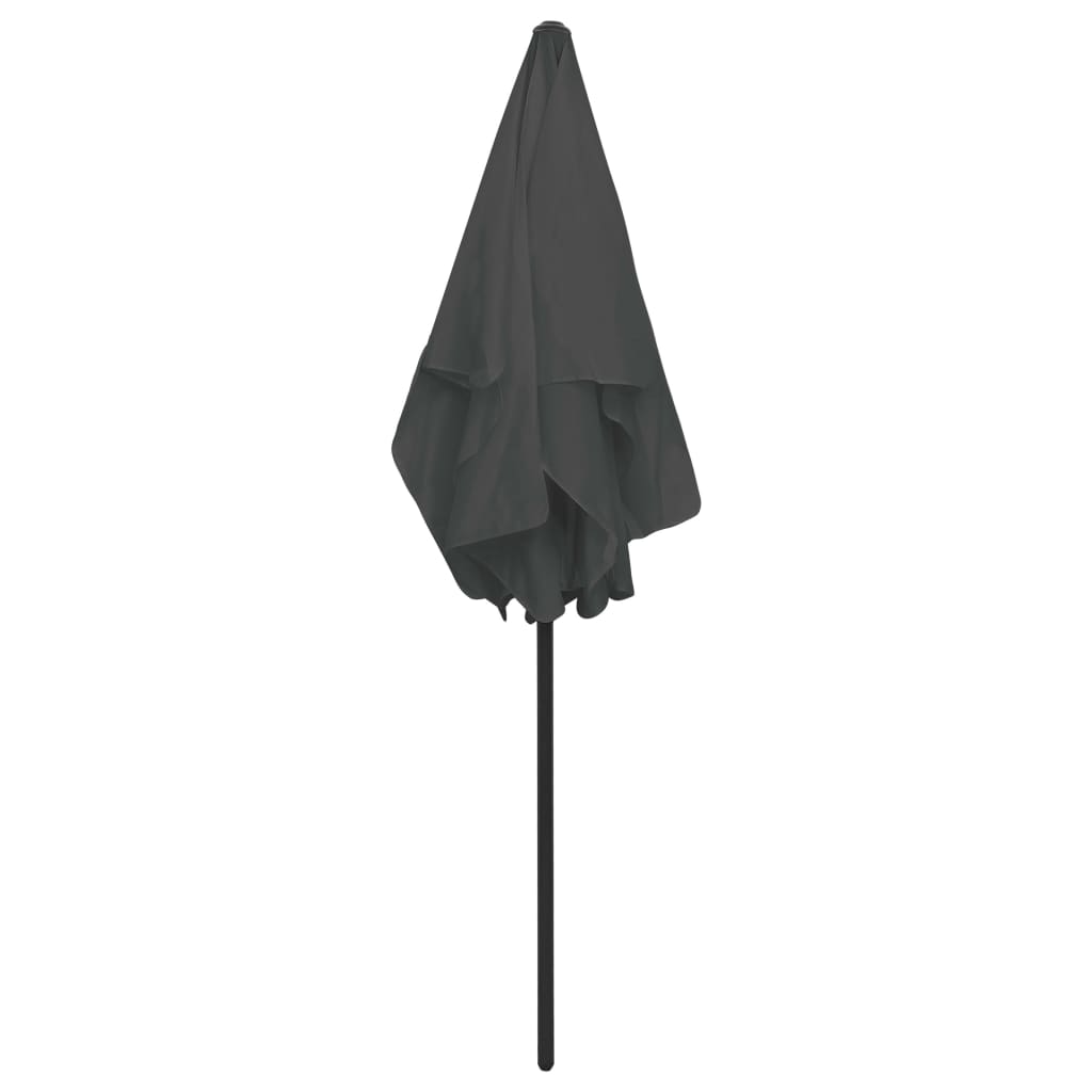 Ombrellone da Spiaggia Antracite 180x120 cm | homemem39