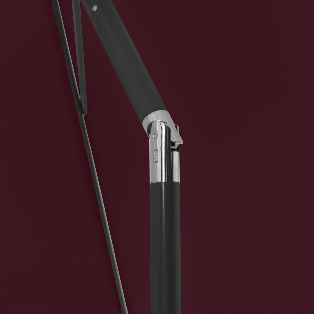 Ombrellone da Spiaggia Rosso Bordò 180x120 cm - homemem39