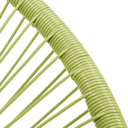Sedia Acapulco da Giardino in Polyrattan Verde - homemem39