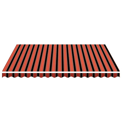 Tessuto di ricambio Tenda da Sole Arancione e Marrone 450x350cm