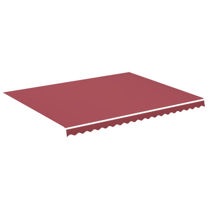 Tessuto di Ricambio per Tenda da Sole Rosso Borgogna 4,5x3,5 m | homemem39