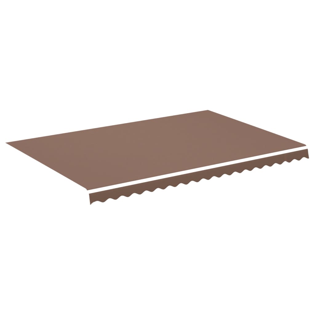 Tessuto di Ricambio per Tenda da Sole Marrone 4,5x3 m | homemem39