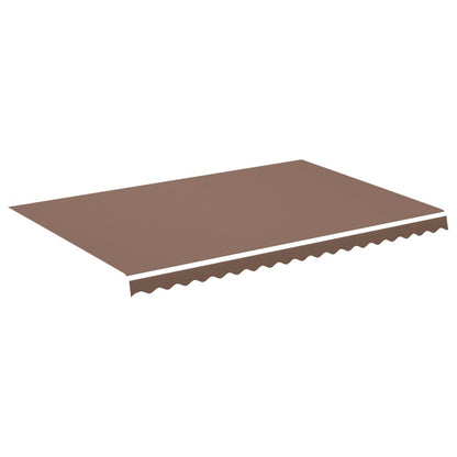 Tessuto di Ricambio per Tenda da Sole Marrone 4,5x3 m | homemem39