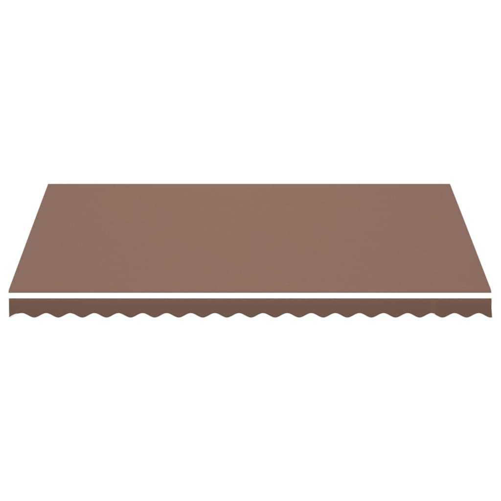 Tessuto di Ricambio per Tenda da Sole Marrone 4,5x3 m | homemem39