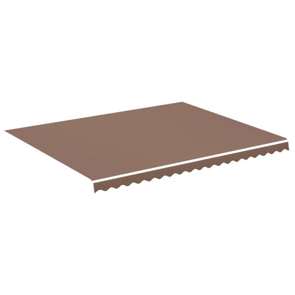 Tessuto di Ricambio per Tenda da Sole Marrone 4,5x3,5 m | homemem39
