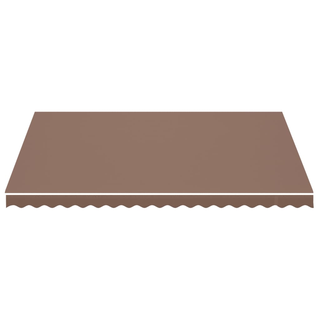 Tessuto di Ricambio per Tenda da Sole Marrone 4,5x3,5 m | homemem39