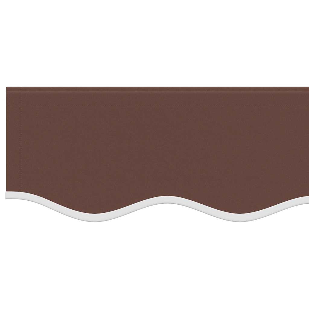 Tessuto di Ricambio per Tenda da Sole Marrone 580x295 cm Poliestere