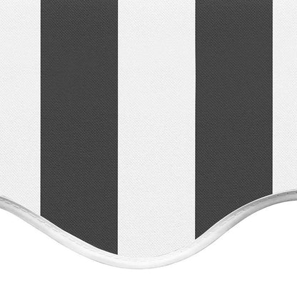Tessuto di ricambio Tenda da Sole Antracite e Bianco 300x250 cm
