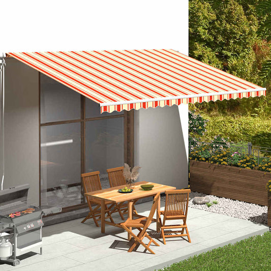 Tessuto di ricambio Tenda da Sole Giallo e Arancione 500x300 cm