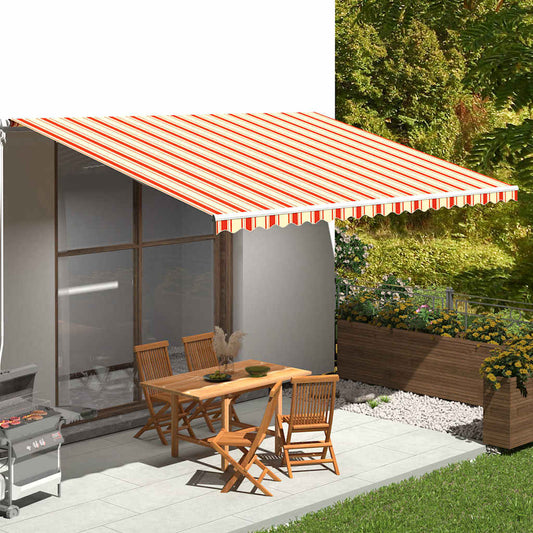 Tessuto di ricambio Tenda da Sole Giallo e Arancione 500x350 cm