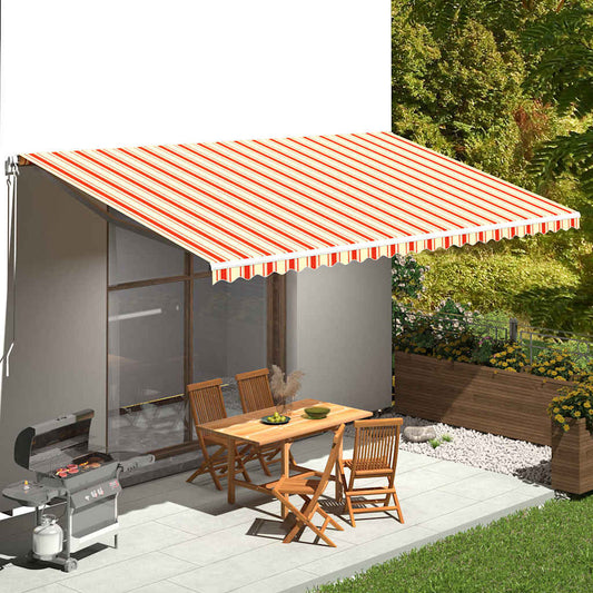 Tessuto di ricambio Tenda da Sole Giallo e Arancione 600x350 cm