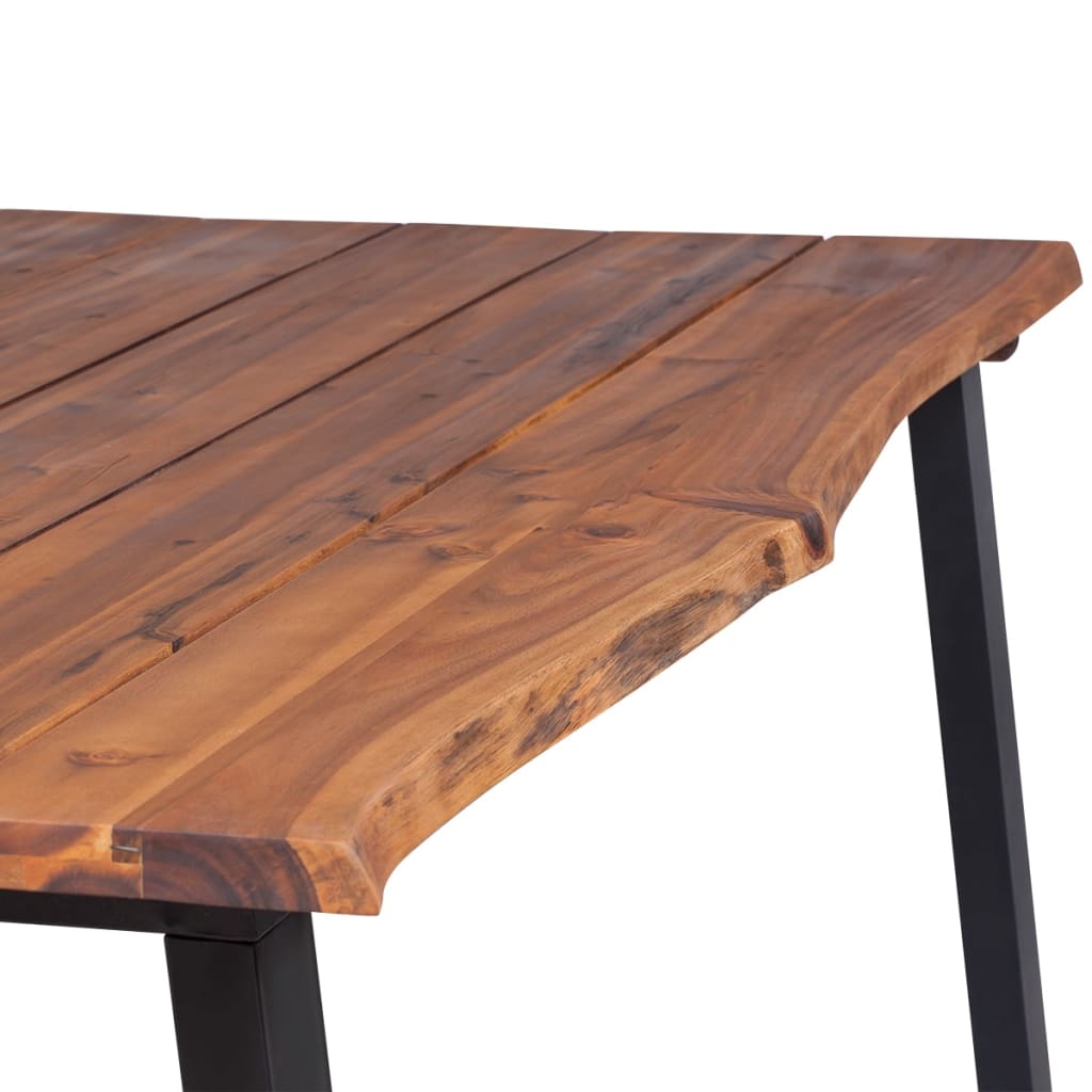 Tavolo da Pranzo 170x90x75 cm in Legno Massello Acacia | homemem39