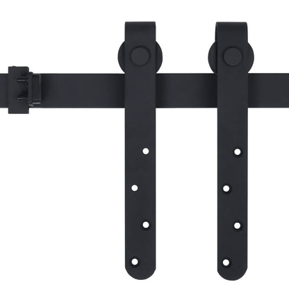 Mini Sliding Barn Door Kit in Carbon Steel 183 cm