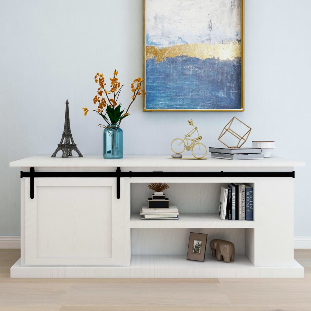 Kit Mini Anta Scorrevole Armadio in Acciaio al Carbonio 183 cm - homemem39