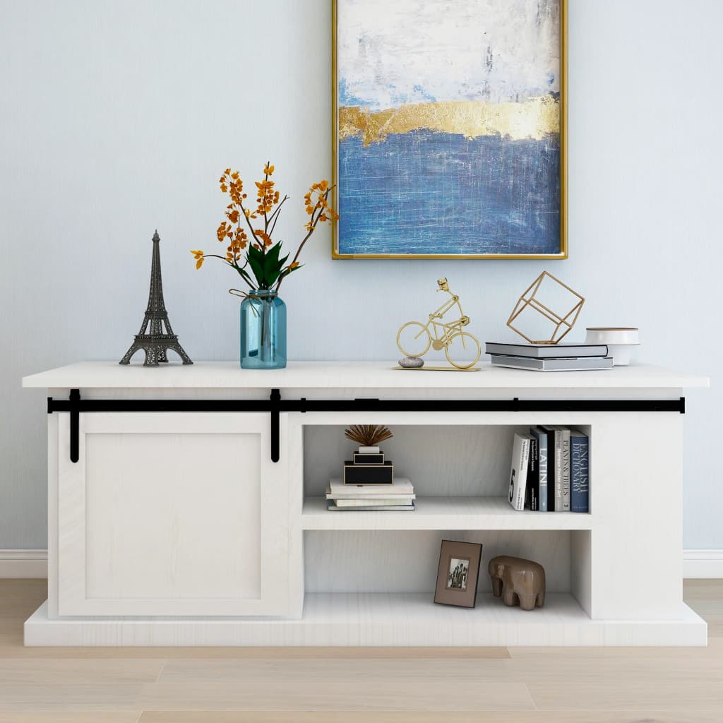 Kit Mini Anta Scorrevole Armadio in Acciaio al Carbonio 200 cm - homemem39