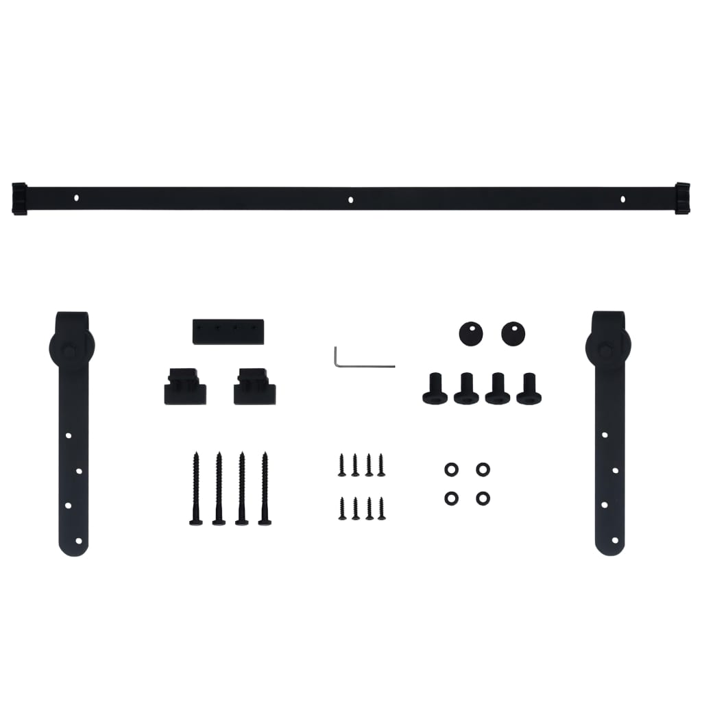 Kit Mini Anta Scorrevole Armadio in Acciaio al Carbonio 152 cm - homemem39