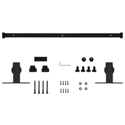 Kit Mini Anta Scorrevole Armadio in Acciaio al Carbonio 152 cm