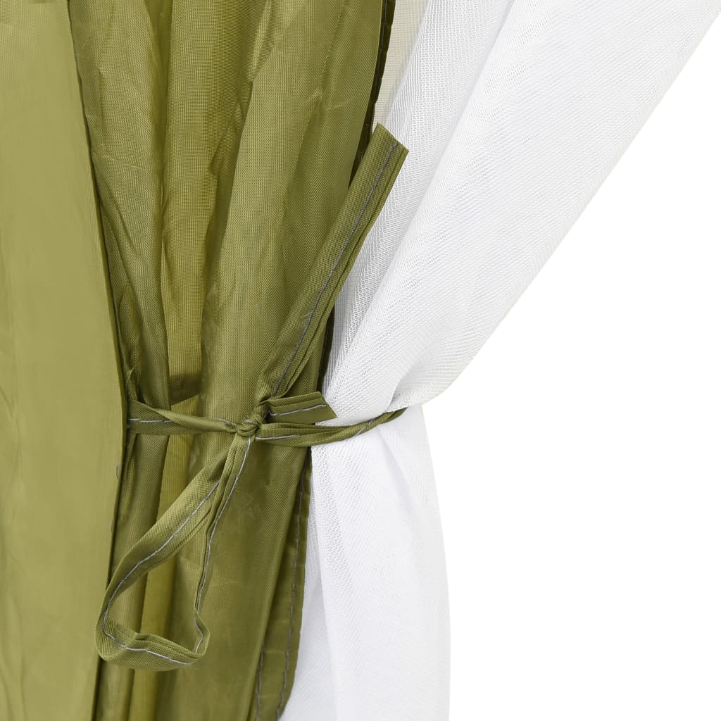 Tenda per Piscina in Tessuto 660x580x250 cm Verde | homemem39