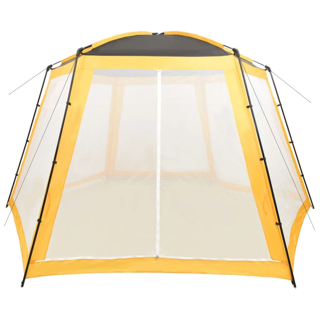 Tenda per Piscina in Tessuto 500x433x250 cm Gialla | homemem39