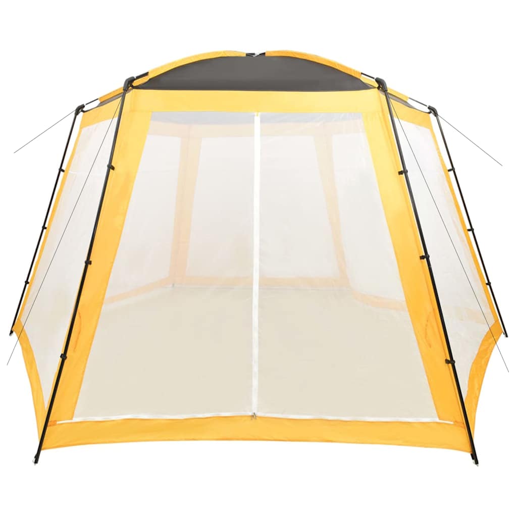 Tenda per Piscina in Tessuto Gialla