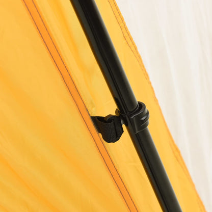 Tenda per Piscina in Tessuto 500x433x250 cm Gialla | homemem39