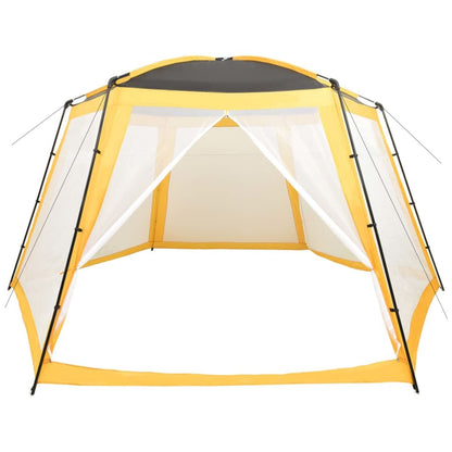 Tenda per Piscina in Tessuto 590x520x250 cm Gialla | homemem39