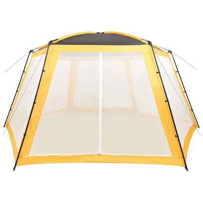Tenda per Piscina in Tessuto Gialla