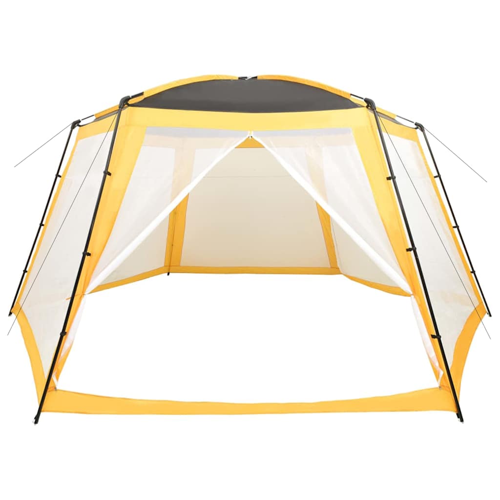 Tenda per Piscina in Tessuto Gialla