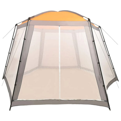Tenda per Piscina in Tessuto 500x433x250 cm Grigia | homemem39