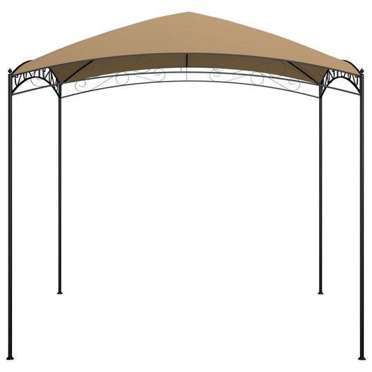Gazebo 3x3x2,65 m Grigio Talpa 180 g/m² | homemem39