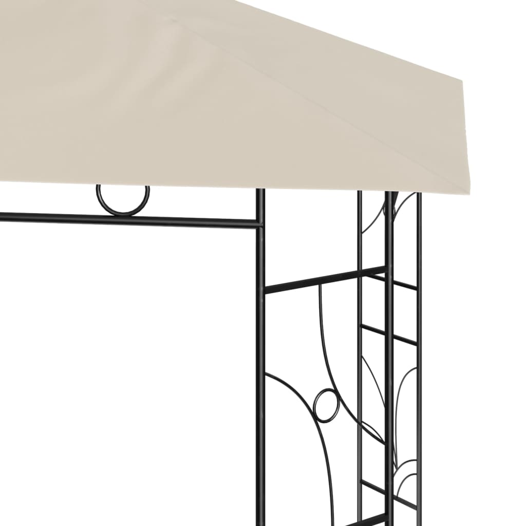 Gazebo 3x3x2,7 m Crema 160 g/m² - homemem39