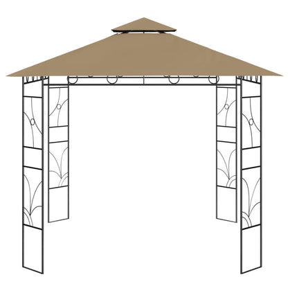 Gazebo 3x3x2,7 m Grigio Talpa 160 g/m² - homemem39