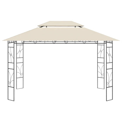 Gazebo 4x3x2,7 m Crema 160 g/m² - homemem39
