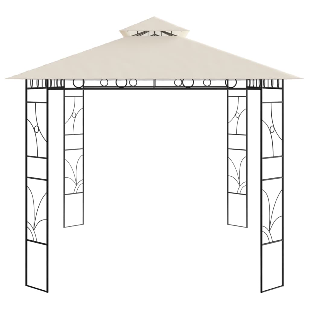 Gazebo 4x3x2,7 m Crema 160 g/m² - homemem39