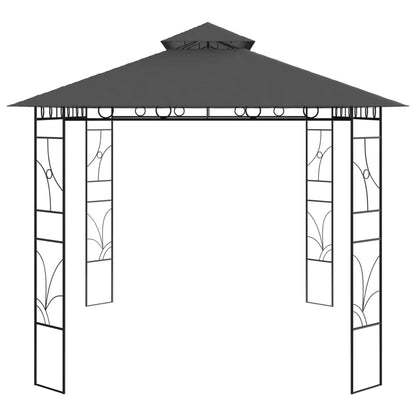 Gazebo 4x3x2,7 m Antracite 160 g/m² - homemem39
