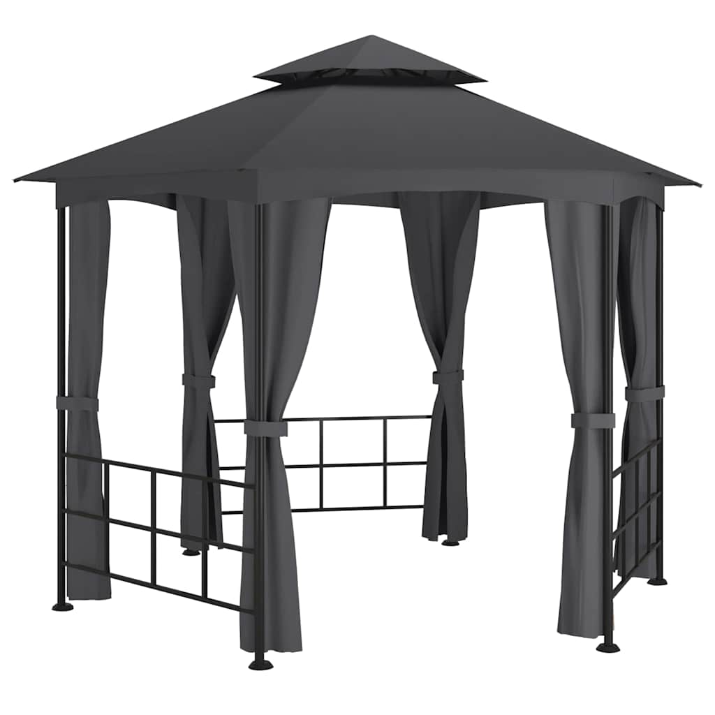 Gazebo con Pareti Laterali 3,1x2,7 m