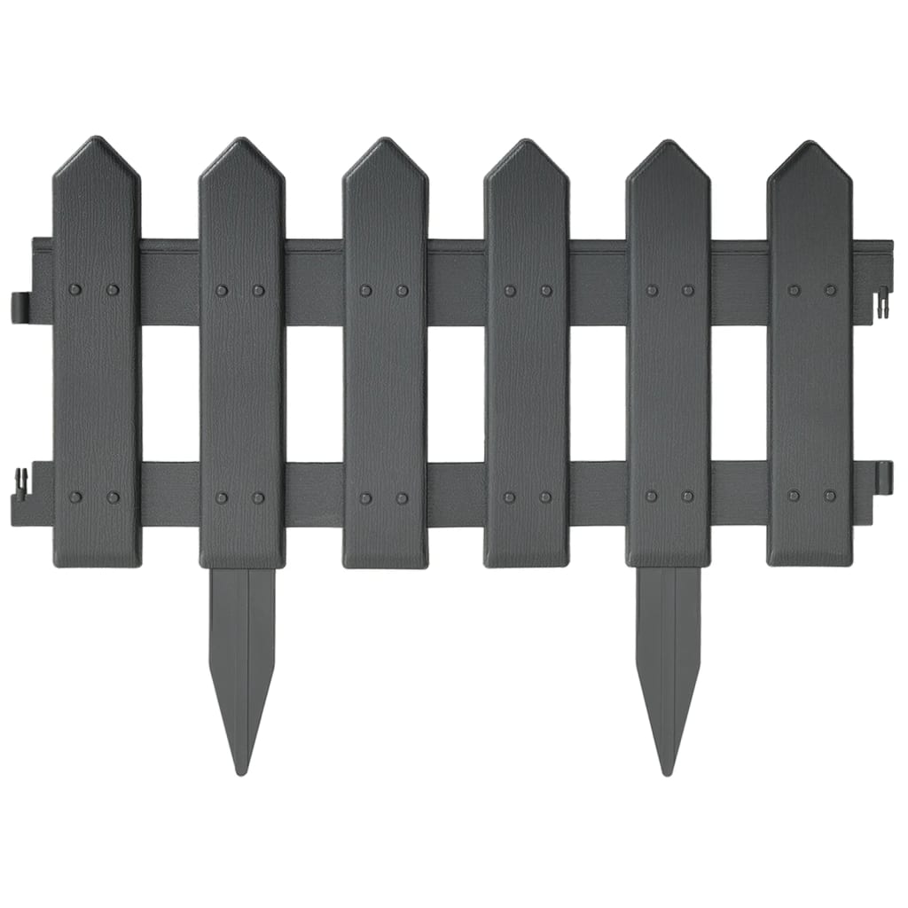 Bordi per Prato 25 pz Antracite 10 m in PP - homemem39