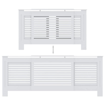 Copertura per Radiatore Bianca in MDF 205 cm - homemem39