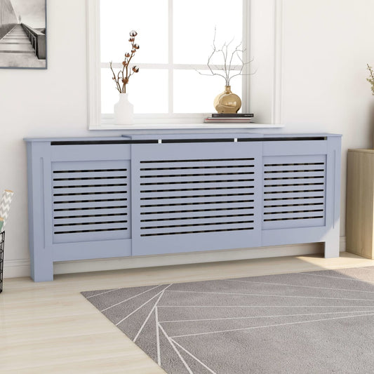 Gray Radiator Cover in MDF 205 cm