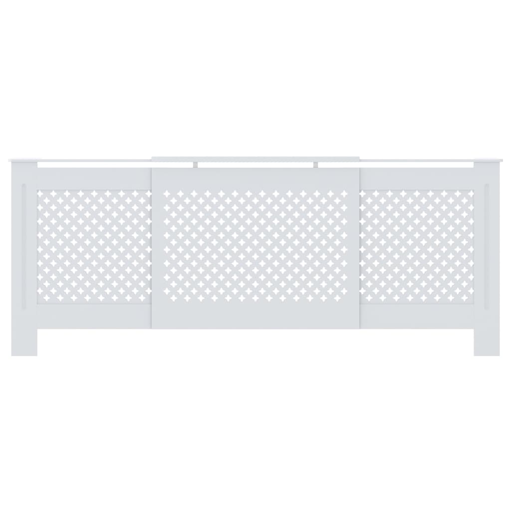 Copertura per Radiatore Bianca in MDF 205 cm - homemem39