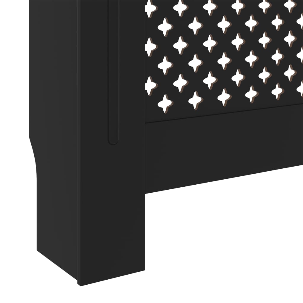 Copertura per Radiatore Nera in MDF 205 cm - homemem39