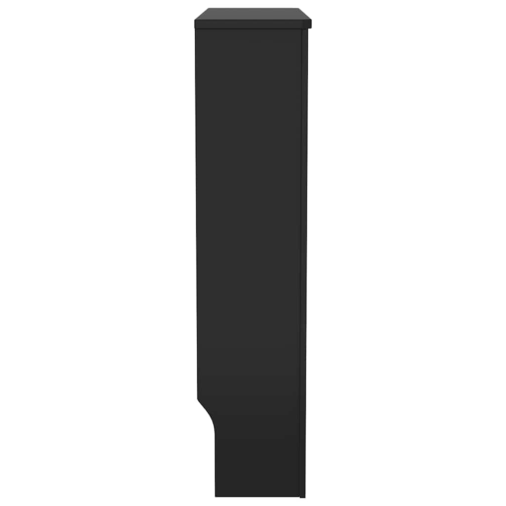 Copertura per Radiatore Nera in Legno Multistrato 78 cm | homemem39