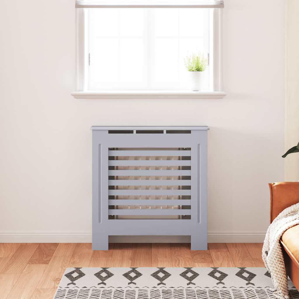 Copertura per Radiatore Grigia in MDF 78 cm | homemem39