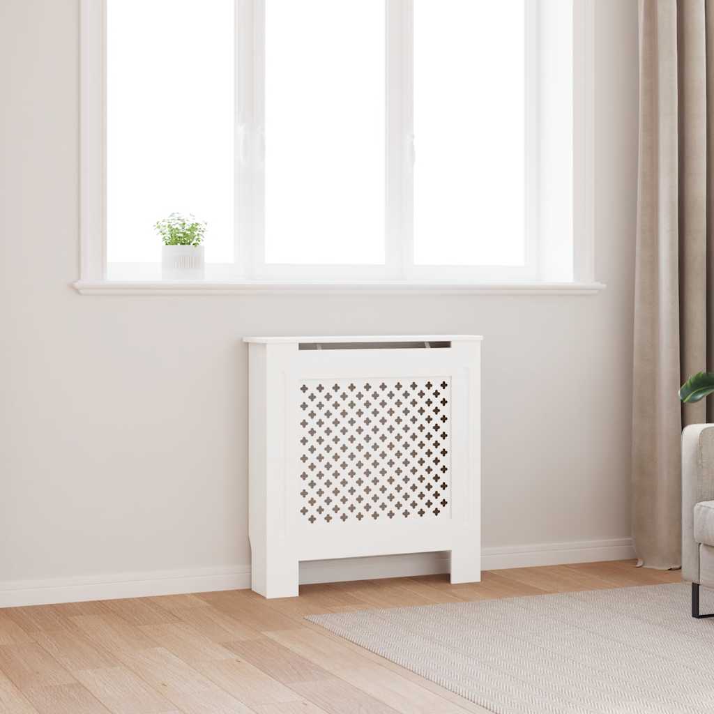 White Radiator Cover in MDF 78 cm